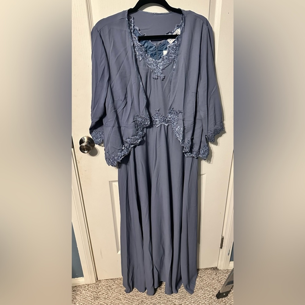 Flycurvy XL Purple Grey Dress.